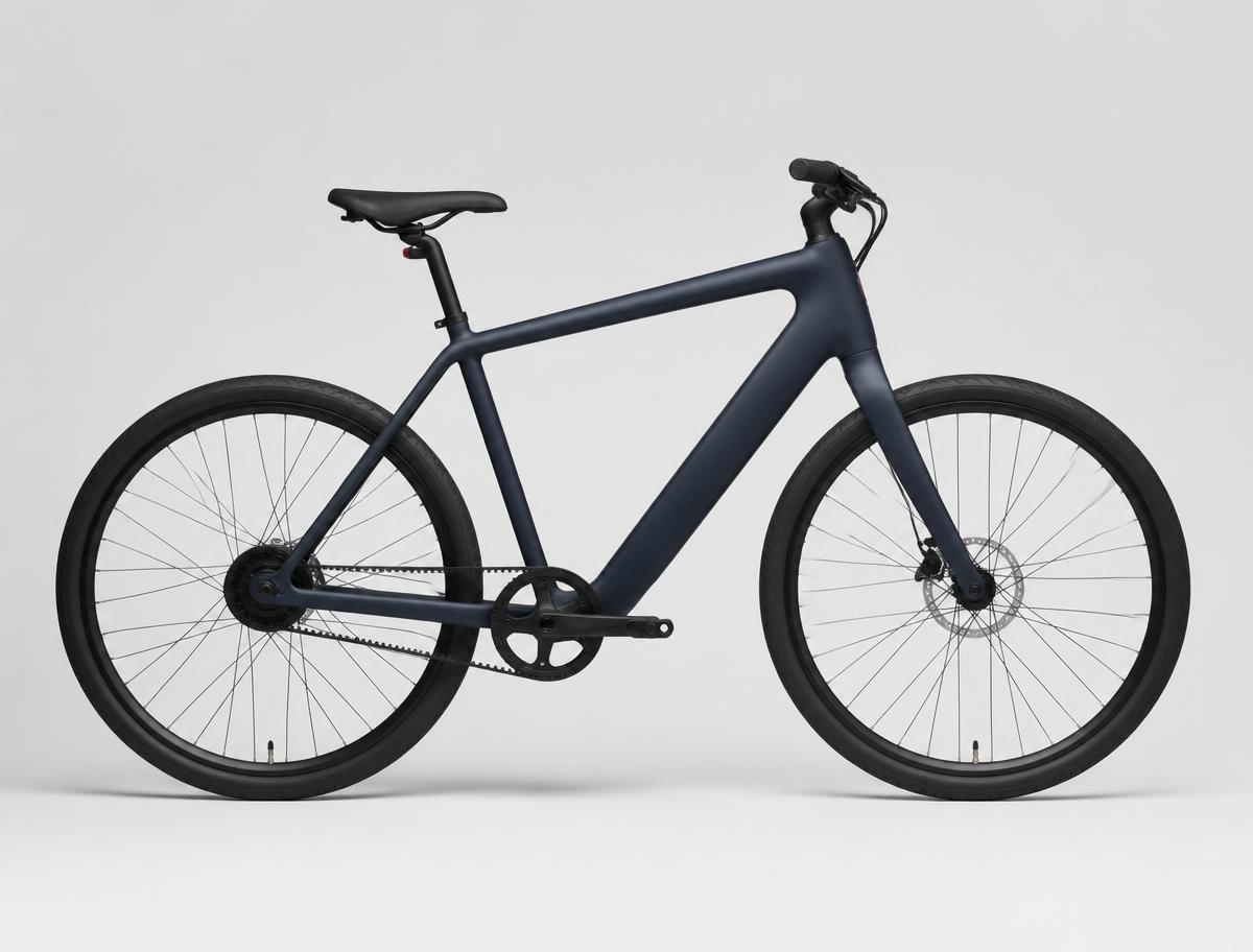 Aventon Soltera Commute commuter e-bikes photographed on a light studio background