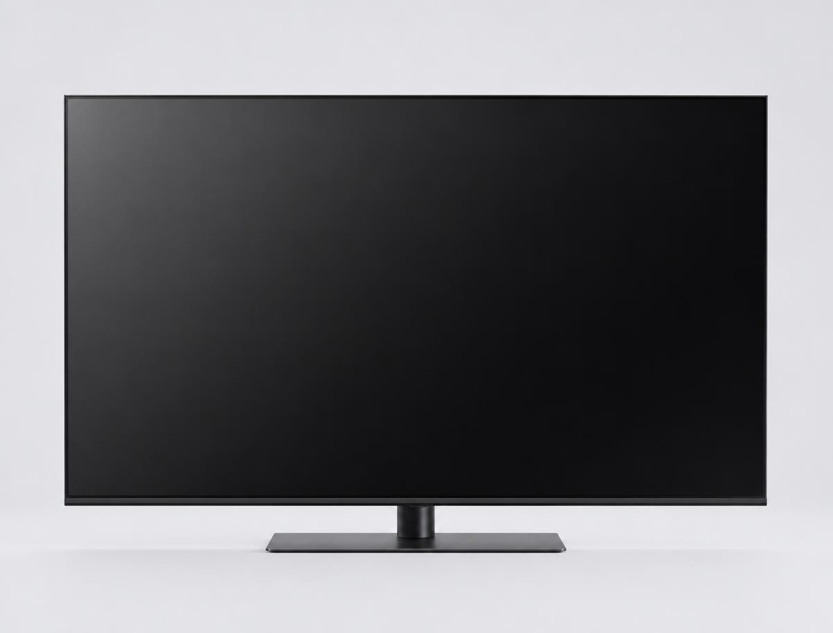 Kogan QT9000 qled tvs photographed on a light studio background