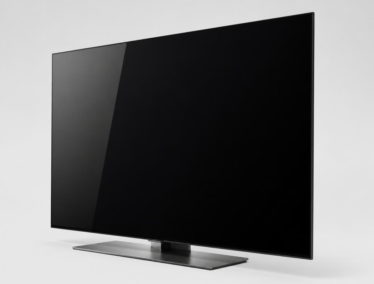 LG B5 OLED oled tvs photographed on a light studio background